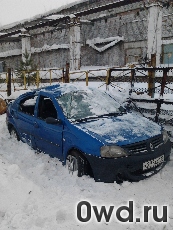 Битый автомобиль Renault Logan